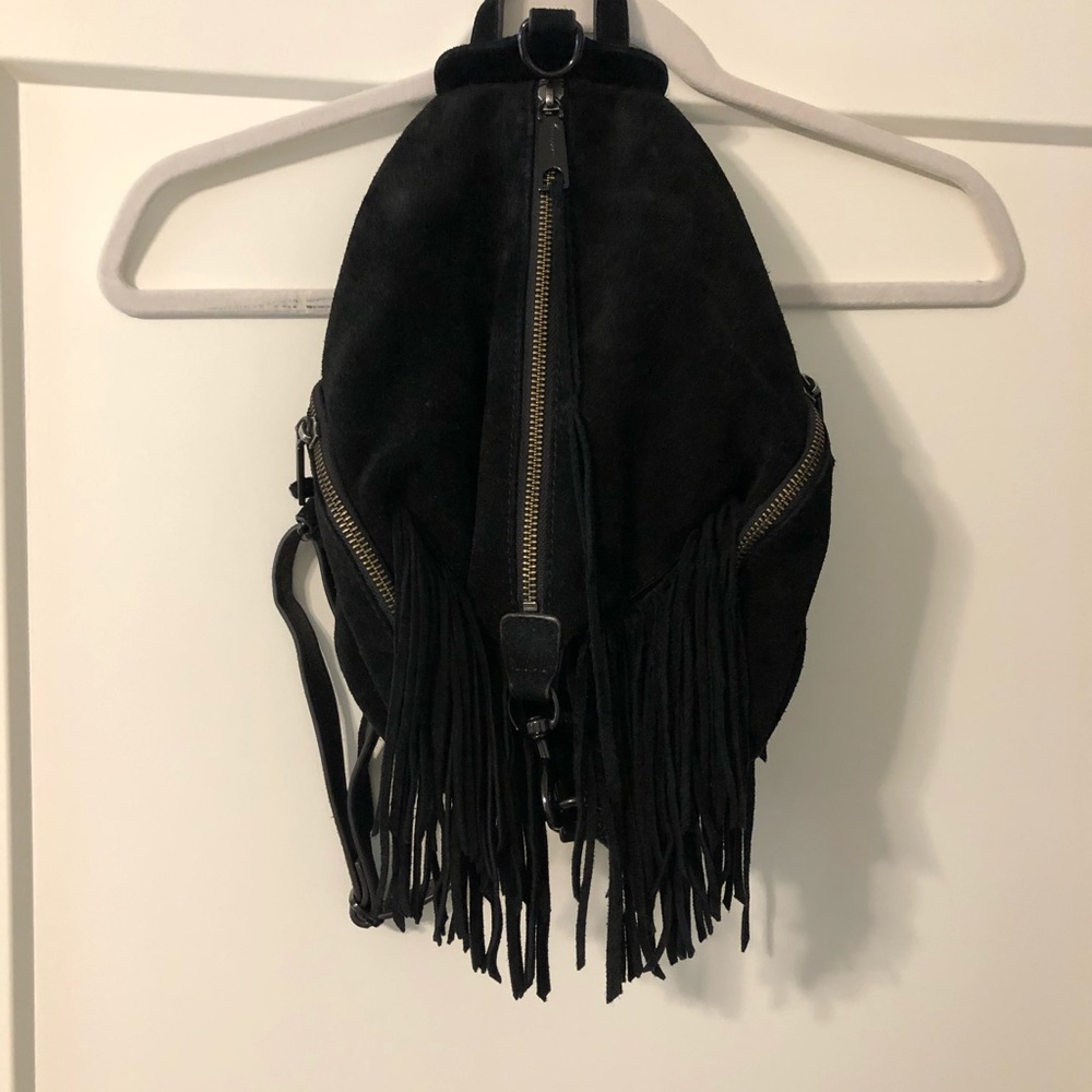 Rebecca Minkoff mini Julian fringe backpack